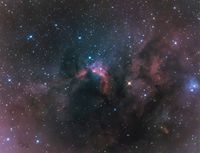 Sh2_-_155_Cave_Nebula Verbindung RGB und H-Alpha Sterne Kopie